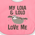 thumbnail image 4 of Inktastic Lola and Lolo Love Me Cute Boys or Girls Baby Bib, 4 of 4