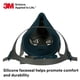 thumbnail image 3 of Respirador reutilizable 3M Rugged Comfort de media cara 6501, 3 of 6