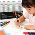 thumbnail image 2 of Dreamy Sparkle Dual-Line Contour Pen, Dual-Line Highlighter, Double Line Outline Pen Sparkle Markers, Quick-Dry Ink for Drawing, Coloring & DIY Crafts (12 Color Sets), 2 of 10