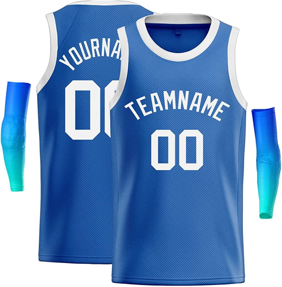 Cheap Custom Michael # JD Laney High School Basketball Jersey Stitched  White Blue Any Number Name Size 2XS 5XL Top Quality From James2242, $32.33