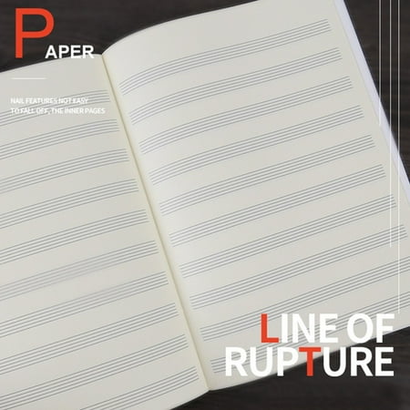 Piano Blank Music Stave Manuscript Writing Paper Book 16 Sheets Staff Notebook Staff Music Notebook Piano Blank Music Stave