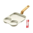 thumbnail image 3 of Sartén Antiadherente 3 en 1, Sartén de Rejilla Dividida de Aleación de Aluminio, Cocina para Huevos , Mango Resistente Al Calor, Sartén para Coc 3 uds de, 3 of 8
