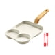 thumbnail image 3 of Sartén antiadherente para tortillas, parrilla y desayuno con 3 secciones divididas 3 uds universales, 3 of 9