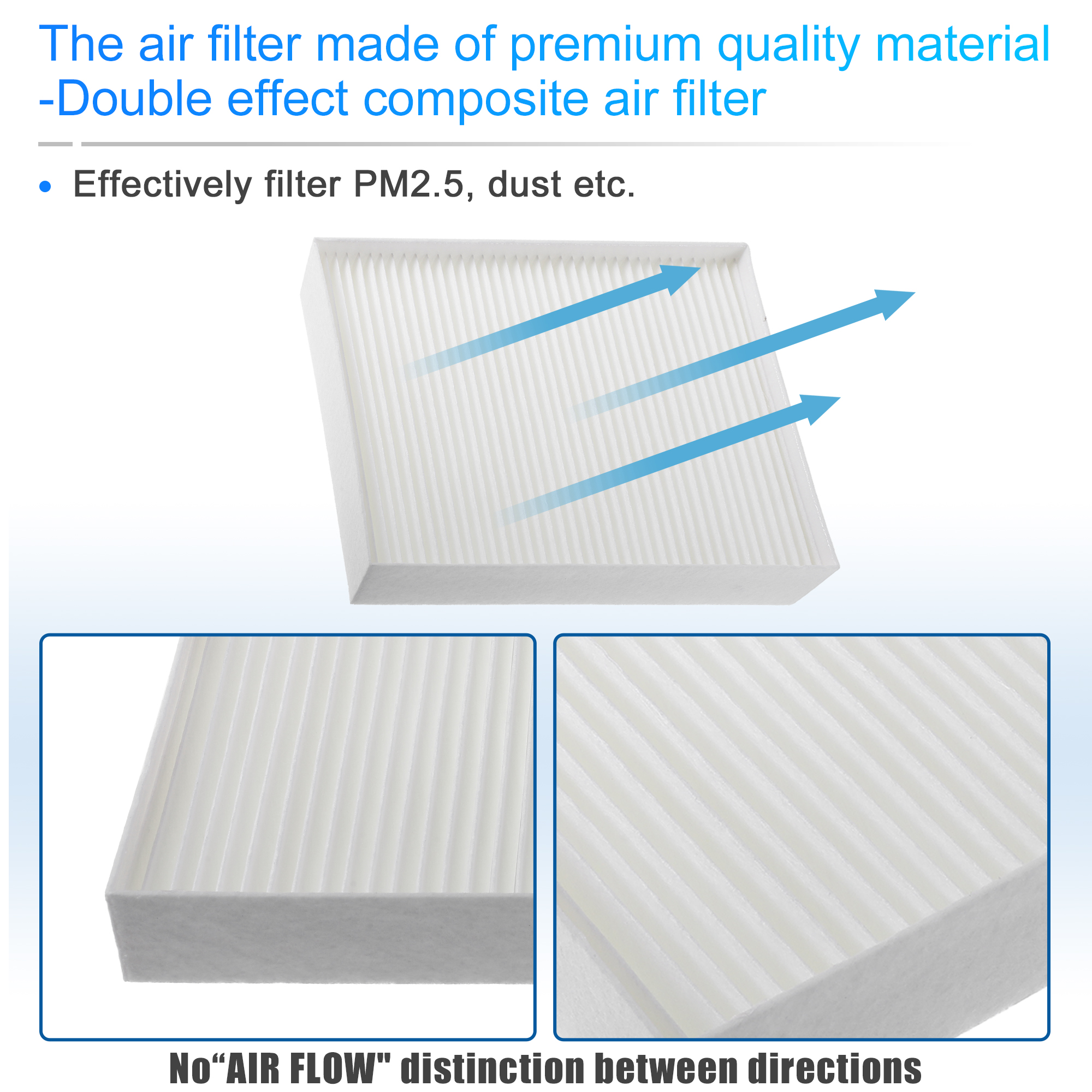 Unique Bargains Engine Air Filter and Cabin Filter for Hyundai Sonata 2015-2019