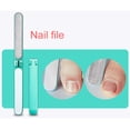 thumbnail image 3 of 8PCS Pedicure Kit Professional Nail Buffer Cuticle Pusher Foot File Set, 3 of 10