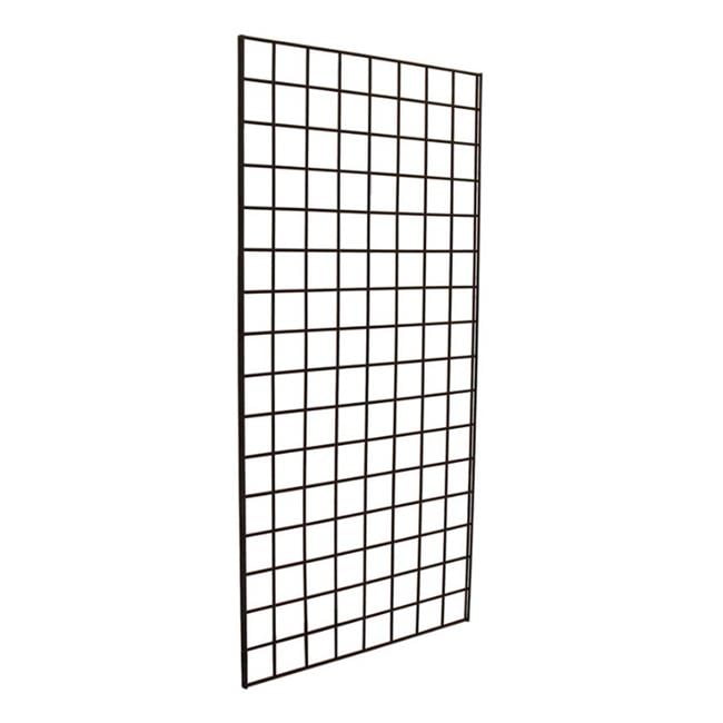 3PK Commercial Grade Black Gridwall Panels –2'X7' 