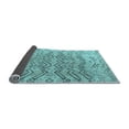 thumbnail image 2 of Ahgly Company Indoor Rectangle Solid Light Blue Modern Area Rugs, 2' x 3', 2 of 4