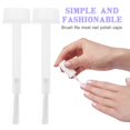 thumbnail image 5 of 200 Uds. Cepillo de repuesto para esmalte de uñas, juego de cepillos de repuesto líquido en polvo redondo transparente para salón de manicura DIY, 5 of 5