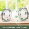 thumbnail image 4 of Uxcell 2 Pcs 6 Inch Duct Connector Flange, Round Galvanized Steel Air Ducting Mounting Plate Great for Heating Cooling Ventilation, Silver Tone, 4 of 6