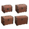 thumbnail image 4 of Wood Jar Saving Jar Wood Saving Pot Retro Trinket Box, 4 of 7