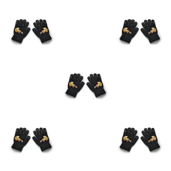 Sonducket 1 par de guantes para niños, accesorio de ropa de estilo de dibujos animados, cubierta de dedo para niños Type5 NO5