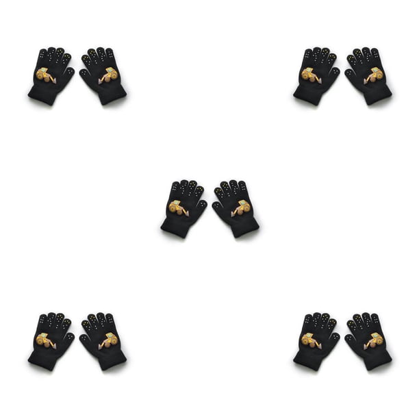 Guantes cálidos Jumpingount para niños estilo dibujos animados Tipo 2