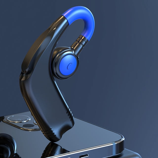 Xihbxyly Almacén de Liquidación Nuevos Auriculares Bluetooth para Negocios Estéreo, con Montaje En La Oreja, Auriculares Manos Libres Deportivos con Micrófono