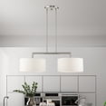 thumbnail image 3 of Livex Lighting - Meridian - 2 Light Linear Chandelier in Modern Style - 14, 3 of 10