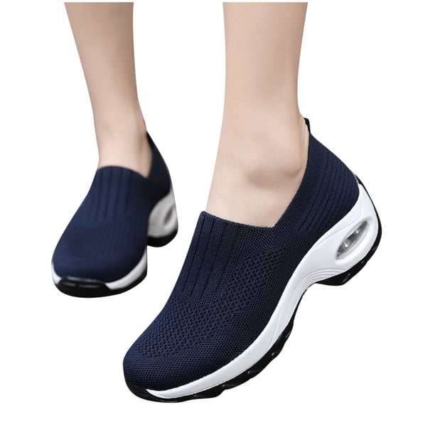 Zapatos de mujer Deportes Transpirables Mujeres Flying Woven Shoes Walking Casual Sneakers Wmkox8yii shalkjhdk3051