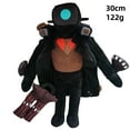 thumbnail image 1 of Skibidi Toilet Large Cameraman Plush Toy, 11.8" Soft Stuffed Figure with Removable Accessory, 1 of 1