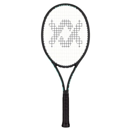 Volkl Team Speed Prestrung Tennis Racquet Black and Turquoise ( 4_1/4 M )