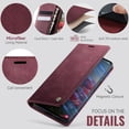 thumbnail image 2 of Funda tipo cartera para Samsung Galaxy S21 Ultra, de piel, con tarjetero, función atril, cierre magnético y bloqueo RFID de TPU a prueba de golpes, compatible con S21 Ultra, 2 of 8
