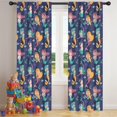 thumbnail image 5 of Blackout Kids Curtains,Dark Blue Mermaid Princess Pattern Childrens Insulated Curtains Set Of 2,Bedroom Essentials,Toddler Room Decor 42"x84", 5 of 5