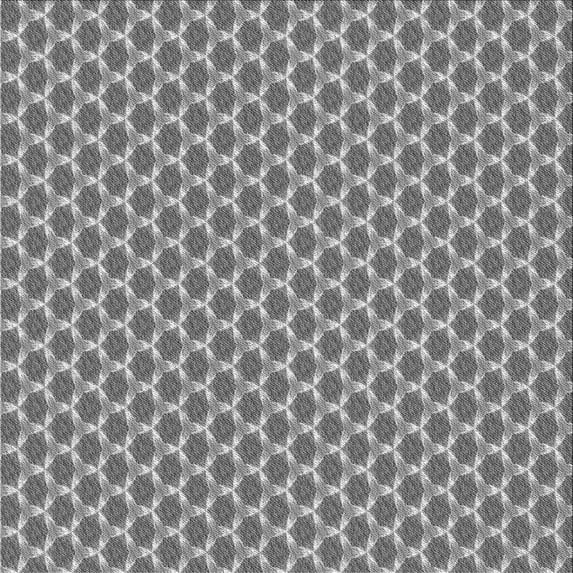 Ahgly Company Indoor Square Patterned Gray Cloud Gray Area Rugs, 7' Square