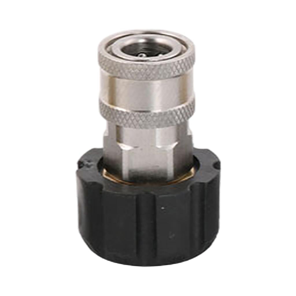 Stainless Steel+Copper Pressure Washer Connector 3/8 inches Adapter Reliable 
