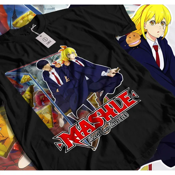 Mashle T-Shirt Magic and Muscles Mash Cream Puff Kawai Anime Gift Shirt Gift 158 | eBay