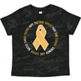 thumbnail image 3 of Inktastic Word Circle-Childhood Cancer Awareness Boys or Girls Toddler T-Shirt, 3 of 5