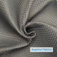 thumbnail image 4 of GourmetG Waffle/ Stall Grey Fabric Hotel Quality Bathroom Shower Curtains, Heavy Duty, 36 x 72 Inches, 4 of 14