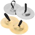 thumbnail image 3 of Shisuyan Finger Cymbals Musical Instrument Copper Golden 2 Pairs 2.2 In, 3 of 9