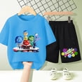 thumbnail image 3 of Camiseta de dibujos animados de Disney para niños, traje de camiseta de manga corta, pantalones cortos, ropa deportiva para niños, ropa para exteriores, Verano, 3 of 5