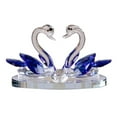 thumbnail image 3 of Crystal Swan Ornament Home Decoration Crafts Crystal Decoration Living Room, 3 of 6