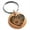 Rose, variant on Stainless Steel Floral Lotus Heart Engraved Small Medallion Circle Charm Keychain Keyring