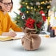 thumbnail image 5 of Adornos navideños, regalos navideños, adornos de escritorio con estilo rústico navideño, insertos de ramas de lino y bayas, adornos para mostrador de muebles. Injerto de patio., 5 of 7