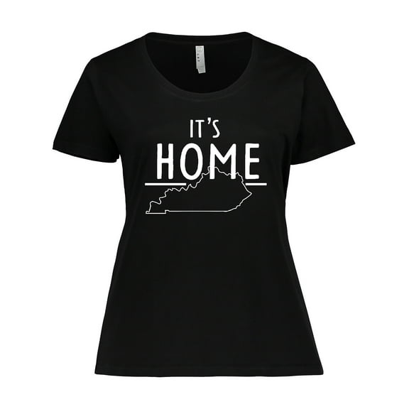 Inktastic It's Home- State of Kentucky Outline Women's Plus Size T-Shirt
