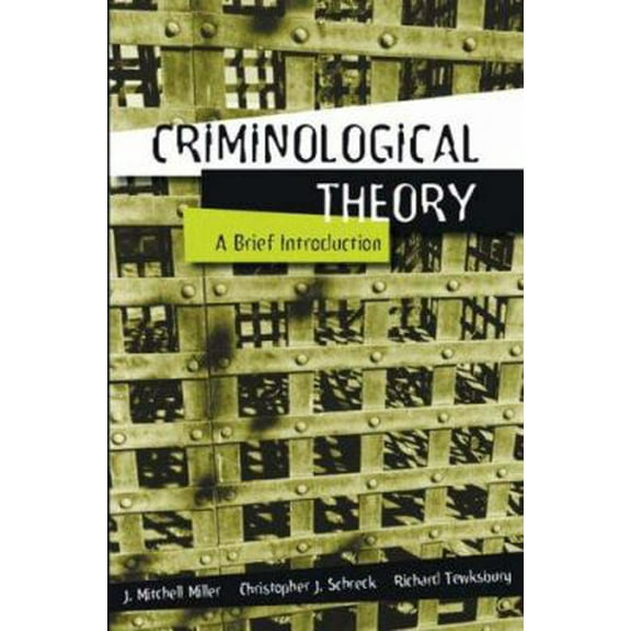 Pre-Owned Criminological Theory: A Brief Introduction (Paperback) 0205389031 9780205389032