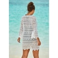 thumbnail image 2 of Swim 365 Women's Plus Size Scallop Lace Cover Up, 2 of 4