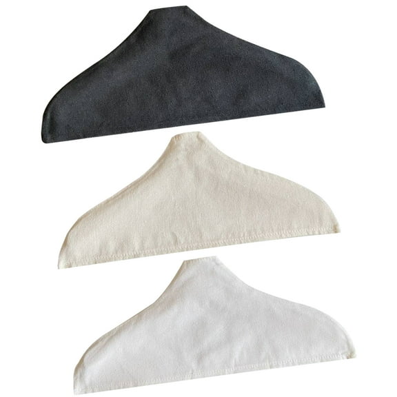 Hanger Cover 3 Pcs Supplies Clothes Hangers Drying Rack Non-slip Wardrobe Cotton Linen