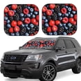 thumbnail image 1 of Vsdgher Variety Of Fruits And Berries Print Car Windshield Sun Shade, Reflective Sunshade Window Sunshade Sun Visor Protector Fit for Cars,Trucks,SUVs-Medium, 1 of 6