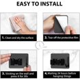 thumbnail image 3 of Mop Broom Holder with Hooks,4Pcs Stainless Steel Self Adhesive Broom Holder Garden Tool Storage Rack Brush Hook Wall Mounted Umbrella Holder Sweeping for Kitchen, Bathroom, Closet, Garden, Garage, 3 of 5