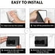 thumbnail image 3 of Stainless Steel Broom Holder with Hooks, Self Adhesive Wall Mounted Organizer, 3 of 5