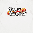 thumbnail image 4 of Inktastic Kickin' It Old School with Weathered Retro Stripe Boys or Girls Baby T-Shirt, 4 of 5