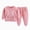 H226-Pink, variant on TOWED22 Toddler Girl Fall Clothes Soft Outfits Set Graphic Print/Embroidery Knit Top & Sweatpants 2Pcs Cute Home Outdoor,Orange,9-12 M