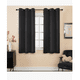 thumbnail image 1 of Cortinas Blackout para sala recamara color negro, 1 of 4