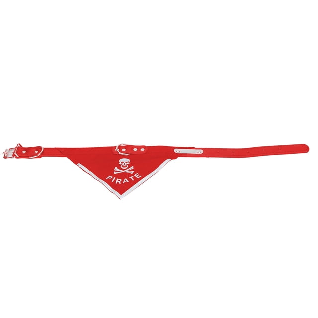Foulard de Cou pour Animaux, Bande Réfléchissante Collier Doux Ajustable Mode pour Chiens Noir, Rouge