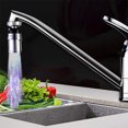 thumbnail image 2 of Led Sink Light, Water, Temperature Indicator Faucet, Kitchen Faucet Led, Bathroom Water Temperature Sensor Controlled Faucet Head For Sink Colorchanging Water Stream Adapter Tap Light For Kids, 2 of 5