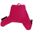 thumbnail image 4 of Reading Pillow, Petite Back Pillow, Backrest Pillows for Bed with Arms, Shredded Memory Foam Back Pillows for Sitting in Bed, Small Back Support Pillow for Kids & Teens, Hot Pink, 4 of 6