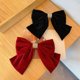 thumbnail image 1 of Juego de 2 pinzas para el pelo grandes de terciopelo con lazos para el pelo para mujeres y niñas JAMW Sencillez, 1 of 5
