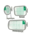 thumbnail image 1 of 3X Sewing Embroidery Machine Hoop Set Sewing Hoop For Embroidery Machine SE270D, 350, , , HE-240, 500D, , 6800PRW etc, 1 of 8
