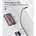 thumbnail image 2 of QUANHANG Camera Memory SD Card Reader Compatible with iPhone/iPad, Lightening Male to USB Female OTG Adapter Micro TF Power Charging Splitter Charger Connector, 2 of 5