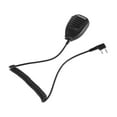 thumbnail image 1 of Micrófono de altavoz de hombro profesional con cable en espiral y Clip, micrófono de Radio portátil de dos vías para UV6 BF777 BF530 BF490 UV5RB Baoblaze micrófono de radio, 1 of 8